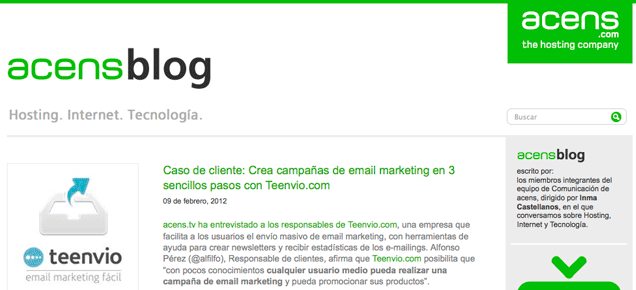 Entrevista teenvio acens blog